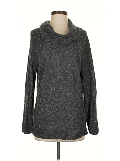 Pre-owned Calvin Klein Turtleneck Sweater In Gray