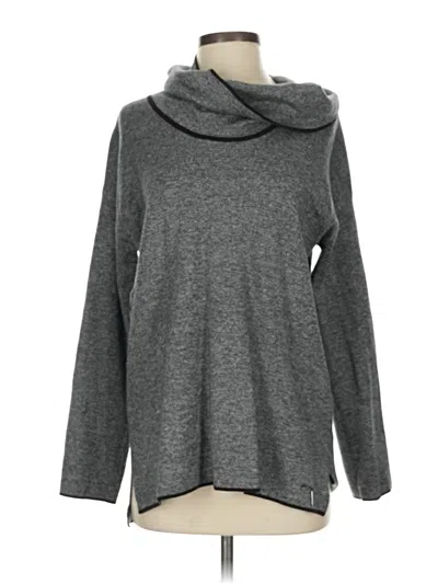 Pre-owned Calvin Klein Turtleneck Sweater In Gray