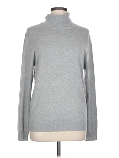 Pre-owned Calvin Klein Turtleneck Sweater In Gray