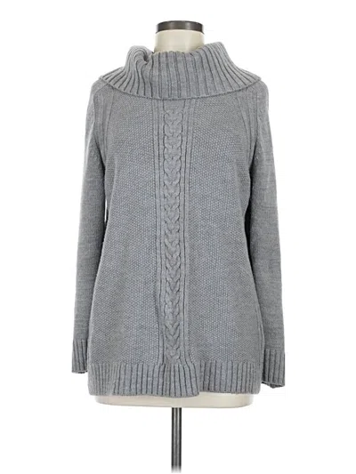 Pre-owned Calvin Klein Turtleneck Sweater In Gray