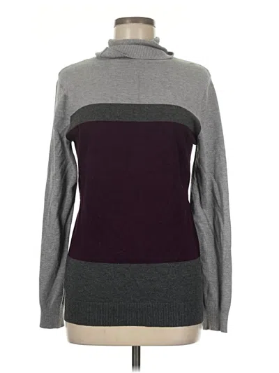 Pre-owned Calvin Klein Turtleneck Sweater In Gray