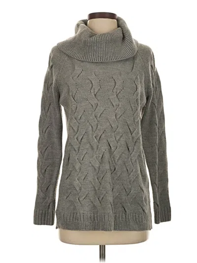 Pre-owned Calvin Klein Turtleneck Sweater In Gray