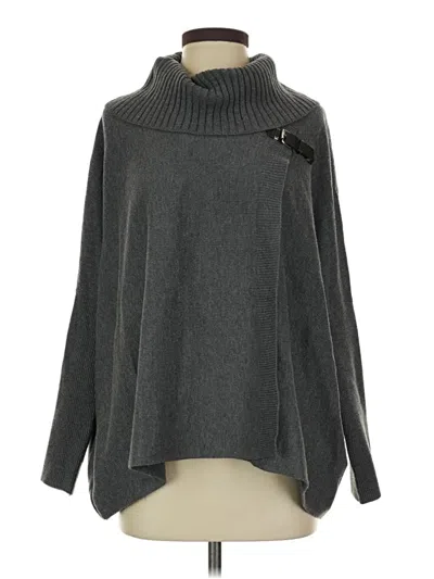 Pre-owned Calvin Klein Turtleneck Sweater In Gray