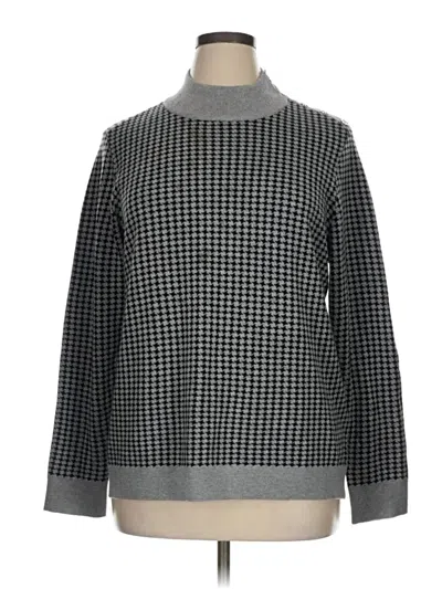 Pre-owned Calvin Klein Turtleneck Sweater In Gray