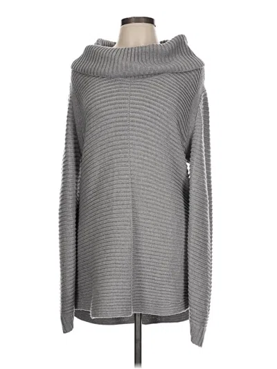 Pre-owned Calvin Klein Turtleneck Sweater In Gray