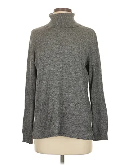 Pre-owned Calvin Klein Turtleneck Sweater In Gray