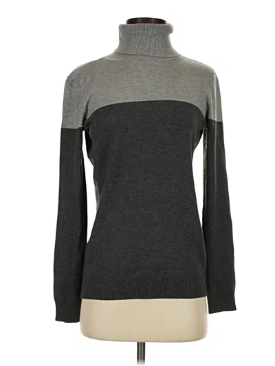 Pre-owned Calvin Klein Turtleneck Sweater In Gray