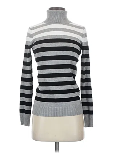 Pre-owned Calvin Klein Turtleneck Sweater In Gray