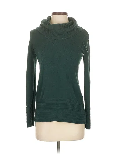 Pre-owned Calvin Klein Turtleneck Sweater In Green