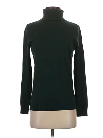 Pre-owned Calvin Klein Turtleneck Sweater In Green