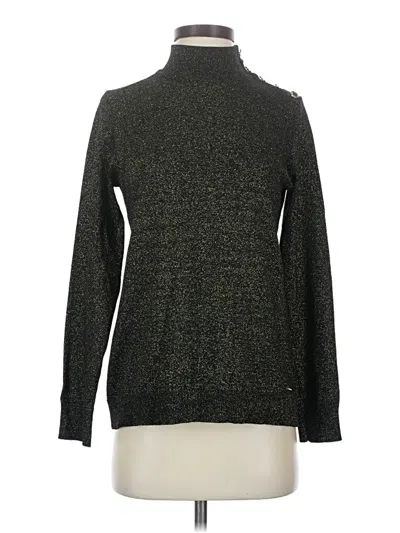 Pre-owned Calvin Klein Turtleneck Sweater In Green