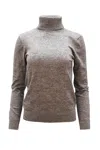Calvin Klein Turtleneck Sweater In Grey Rayon In Grey