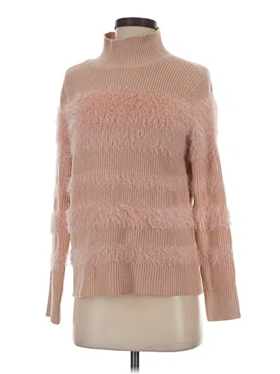 Pre-owned Calvin Klein Turtleneck Sweater In Pink