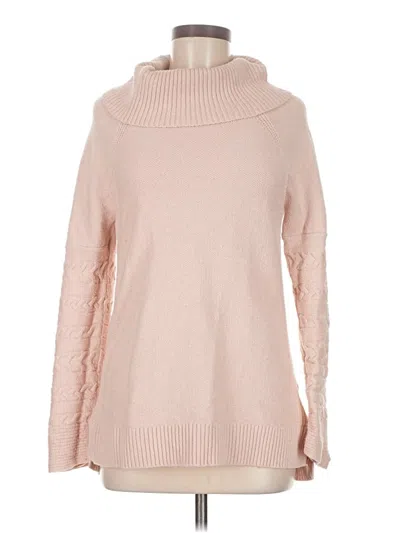 Pre-owned Calvin Klein Turtleneck Sweater In Pink