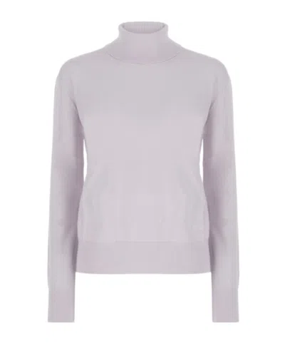 Calvin Klein Turtleneck Sweater In Purple