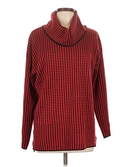 Pre-owned Calvin Klein Turtleneck Sweater In Red