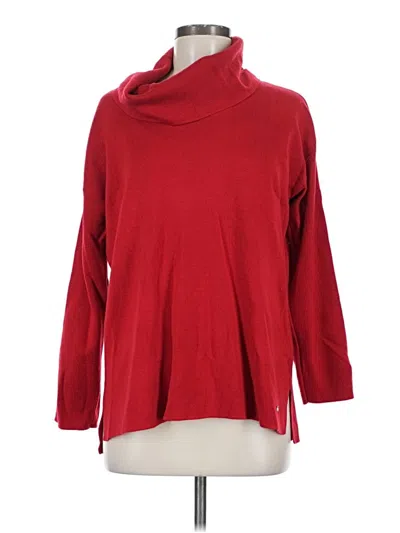 Pre-owned Calvin Klein Turtleneck Sweater In Red