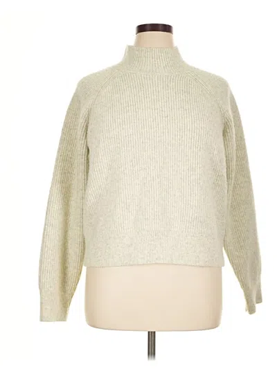 Pre-owned Calvin Klein Turtleneck Sweater In Silver