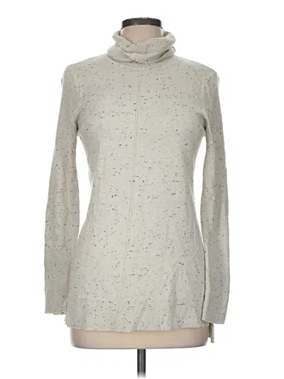 Pre-owned Calvin Klein Turtleneck Sweater In Silver
