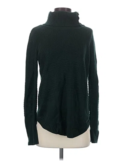 Pre-owned Calvin Klein Turtleneck Sweater In Teal