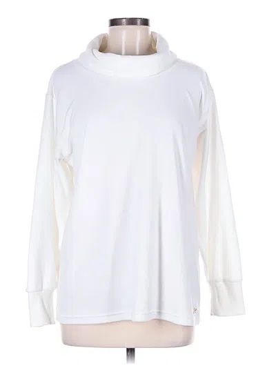 Pre-owned Calvin Klein Turtleneck Sweater In White