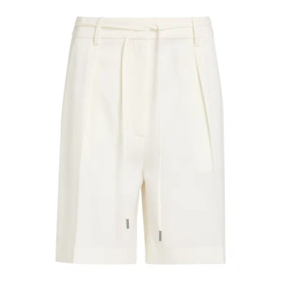 Calvin Klein Twill Shorts In White