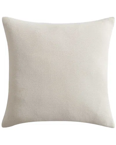Calvin Klein Twill Threads Cotton Decorative Pillow In White