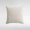 Calvin Klein Twill Threads Solid Cotton Beige Throw Pillow In Brown