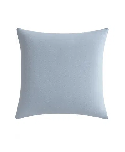 Calvin Klein Twill Threads Cotton Decorative Pillow In Blue