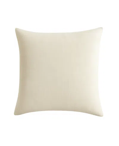 Calvin Klein Twill Threads Yarn Dyed Cotton Decorative Pillow, 22" X 22" In Neutral