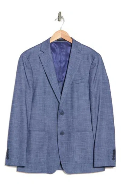 Calvin Klein Two-button Sport Coat In Blue Plaud