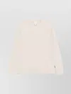 Calvin Klein Two Tone Honeycomb Sweater In White