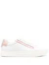 Calvin Klein Two-tone Low-top Trainers In White