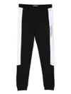 Calvin Klein Two-tone Panelled Track Pants In Black