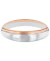 Calvin Klein Two-tone Stainless Steel Bangle Bracelet In Two Tone