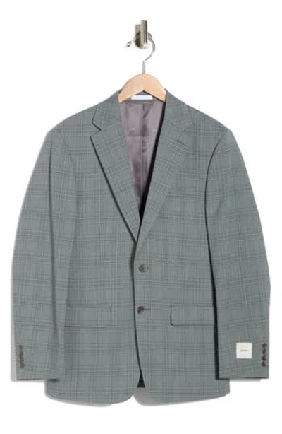 Calvin Klein Two-button Sport Coat In Gray