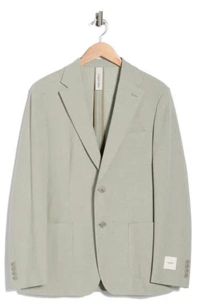 Calvin Klein Two-button Sport Coat In Gray
