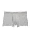 Calvin Klein Stretch Modal Trunks In Grey Heather