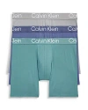 Calvin Klein Ultra-soft Modern 3-pack Stretch Modal Boxer Briefs In Ln9 Blue I