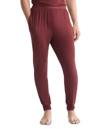Calvin Klein Ultra Soft Modern Lounge Joggers In Rusted Root