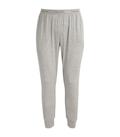 Calvin Klein Ultra Soft Modern Lounge Sweatpants In Grey