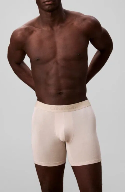 Calvin Klein Ultra-soft Stretch Modal 3-pack Boxer Briefs In Pink