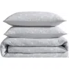Calvin Klein Umbra Floral Duvet Cover & Shams Set In Gray