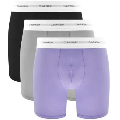 Calvin Klein Underwear 3 Pack Boxer Briefs In Multi