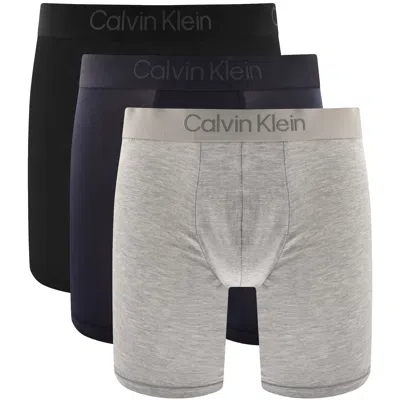 Calvin Klein Underwear 3 Pack Boxer Briefs In Multi