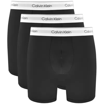 Calvin Klein Underwear 3 Pack Boxer Briefs Black