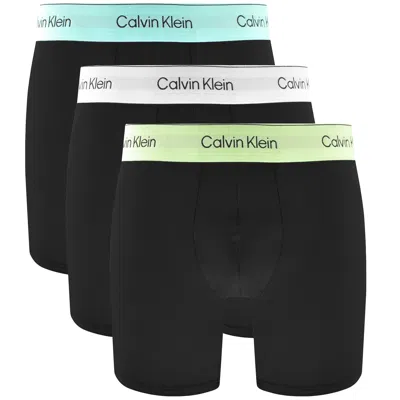 Calvin Klein Underwear 3 Pack Boxer Briefs Black
