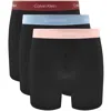 Calvin Klein Underwear 3 Pack Boxer Briefs In Black