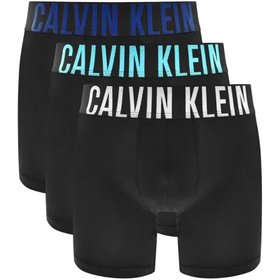 Calvin Klein Underwear 3 Pack Boxer Briefs Black