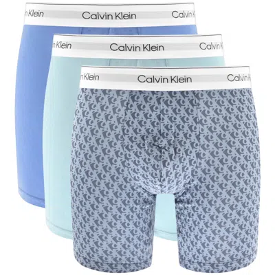 Calvin Klein Underwear 3 Pack Boxer Briefs In Multi